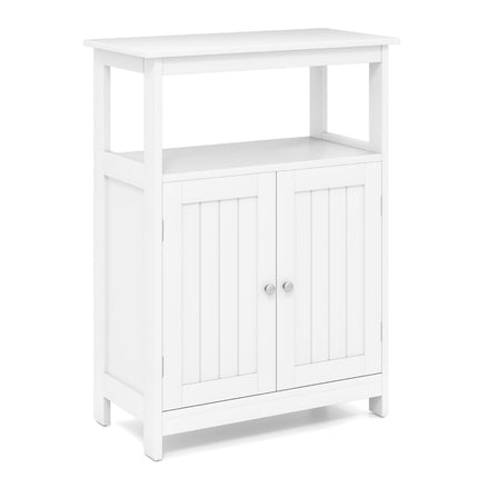 Bathroom Cabinet with Double Doors & Adjustable Shelf