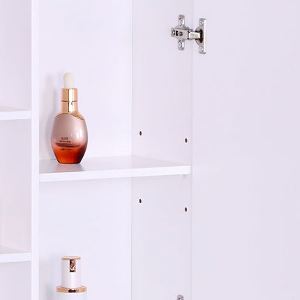 Badezimmerspiegelschrank, Wandmontage, 8 Ablagen