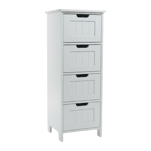 Badezimmerschrank, 4 Schubladen, platzsparendes Design