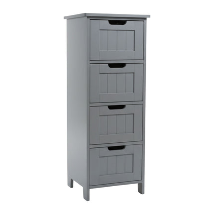 Badezimmerschrank, 4 Schubladen, platzsparendes Design