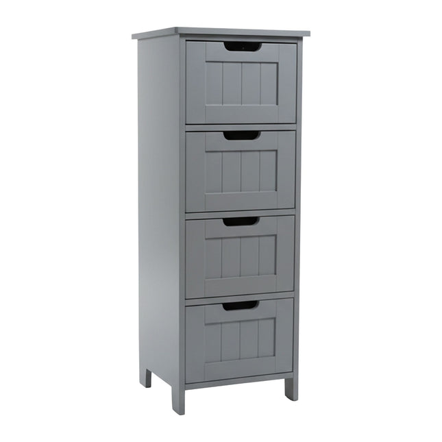 Badezimmerschrank, 4 Schubladen, platzsparendes Design