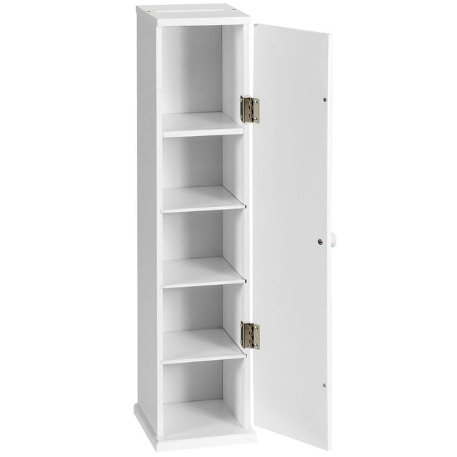 Badezimmerschrank mit 3 verstellbaren Ablagen, Weiß