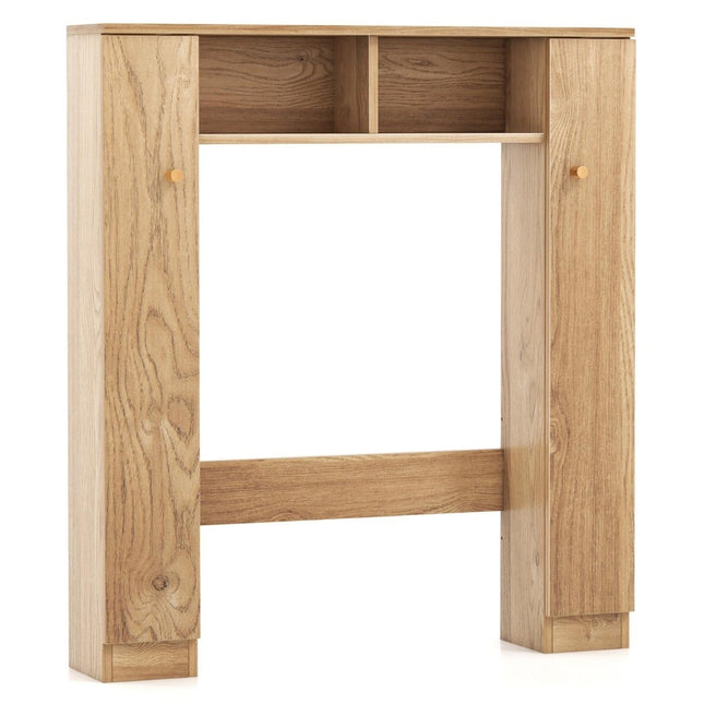 Badezimmerschrank mit verstellbaren Einlegeböden, Natur