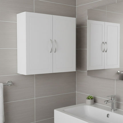 Badezimmerschrank mit 3 verstellbaren Ablagen