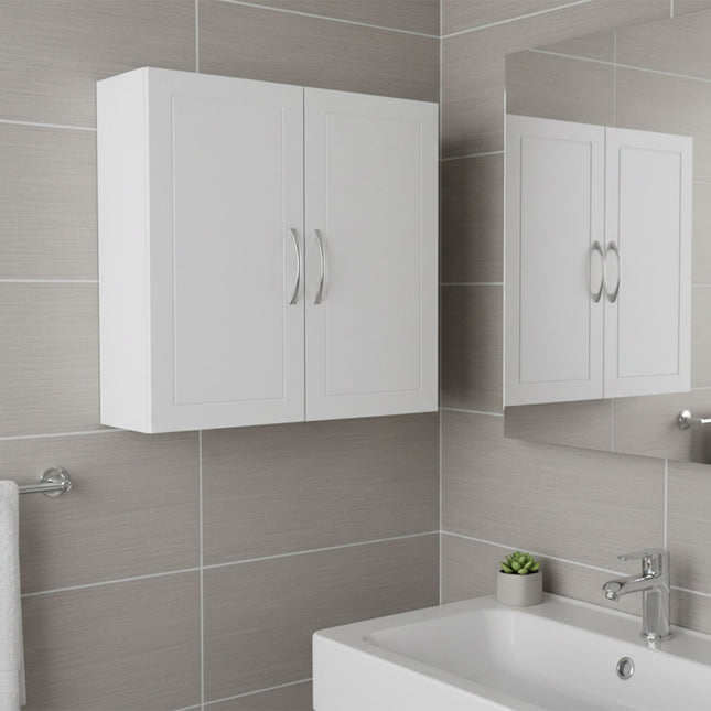 Badezimmerschrank mit 3 verstellbaren Ablagen