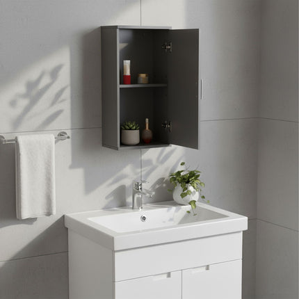 Badezimmer-Wandschrank, verstellbare Einlegeböden, platzsparend