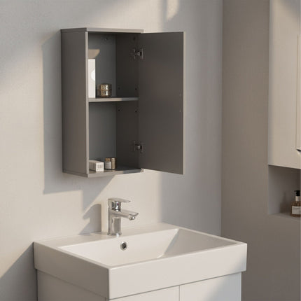 Badezimmer-Wandschrank, verstellbare Einlegeböden, platzsparend