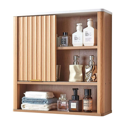 Bathroom Wall Cabinet With Door, Adjustable Shelf, Over-Toilet