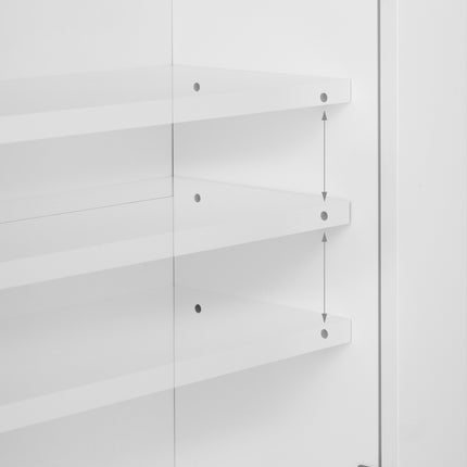Bathroom Wall Cabinet with Adjustable Shelves