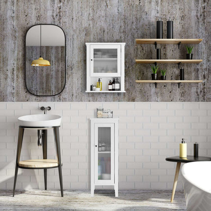 Badezimmerschrank mit verstellbaren Einlegeböden