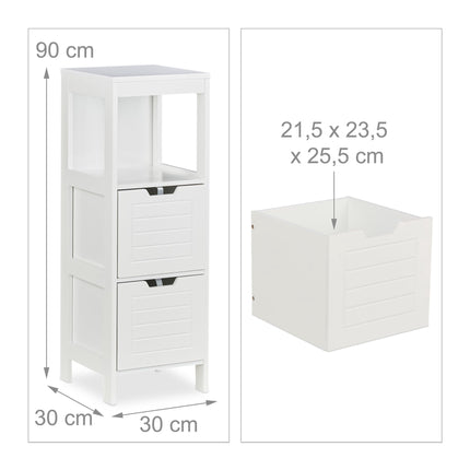 Bathroom cabinet white