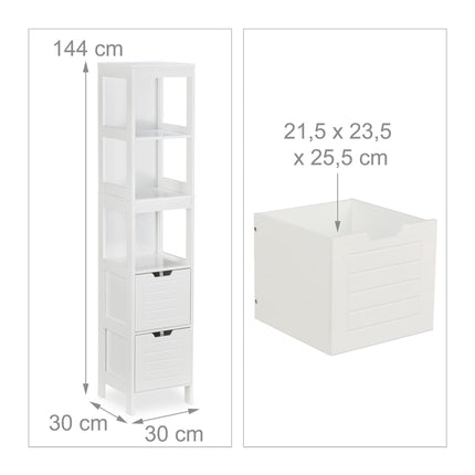 Bathroom cabinet white