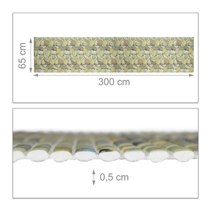 Bathroom mat in soft foam