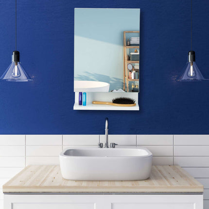 Armoire de toilette avec miroir et prise de courant