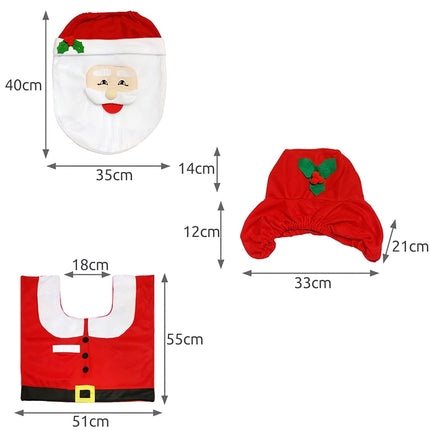 Bathroom rug - Christmas set Ruhhy 22360