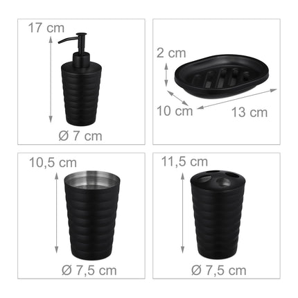 Badezimmer-Set 4-teilig