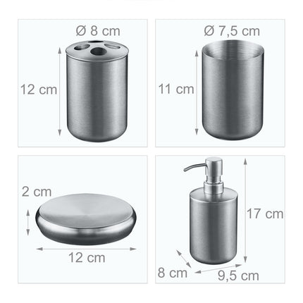 Badezimmer-Set 4-teilig