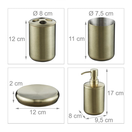 Badezimmer-Set 4-teilig