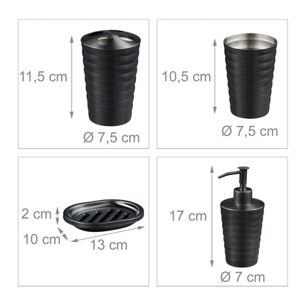 Badezimmer-Set 4-teilig