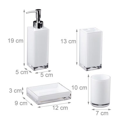 Badezimmer-Set mit 4 Teilen