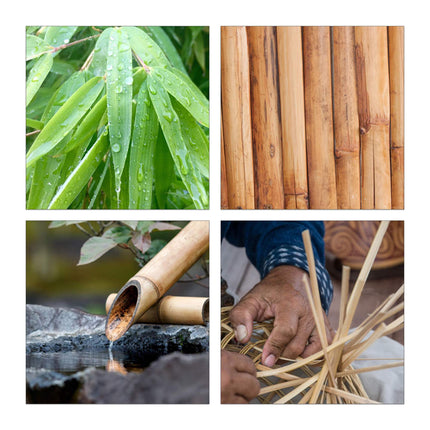Étagère de salle de bain en bambou 5 étagères