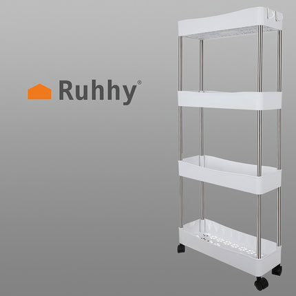 Bathroom shelf on wheels Ruhhy 24291