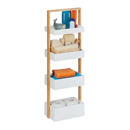 Étagère de salle de bain avec 4 étagères