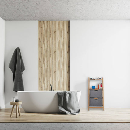 Badezimmerregal mit Wäschekörben