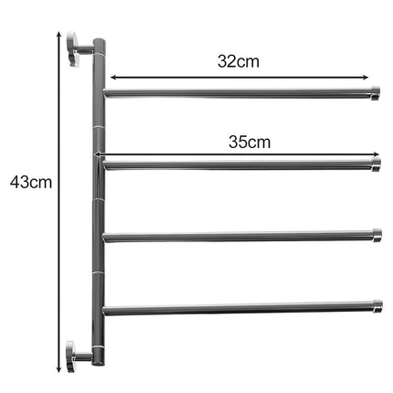 Bathroom towel rack Ruhhy 24267
