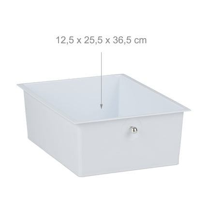 Bathroom trolley with 3 drawers