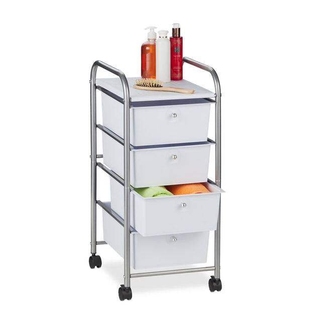 Badezimmerwagen mit 4 Schubladen