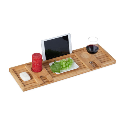 Bath shelf in bamboo