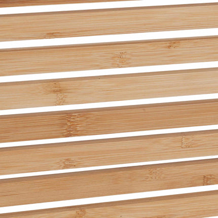 Bath shelf in bamboo