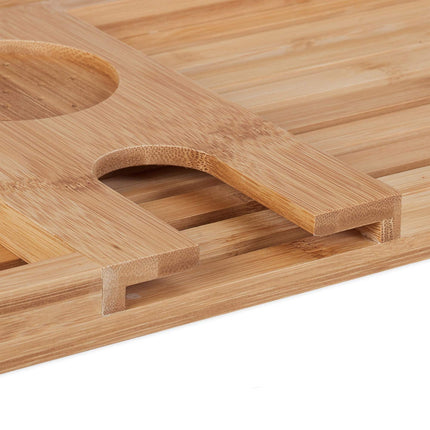 Bath shelf in bamboo