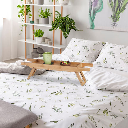 Bath shelf in bamboo with feet