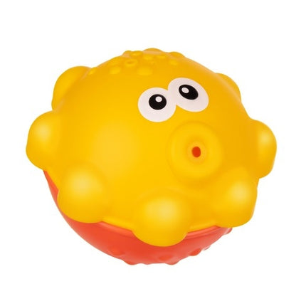Bath toys with a strainer
