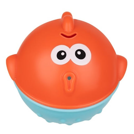 Bath toys with a strainer