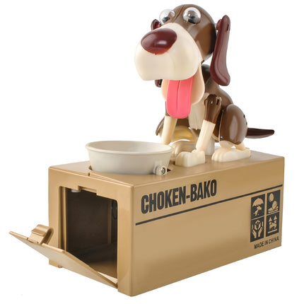 Batteriebetriebenes Sparschwein - brauner Hund 22470 