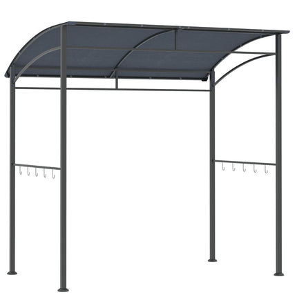 BBQ-Pavillon-Grillüberdachung, wasserdicht, UV-beständig, Grau