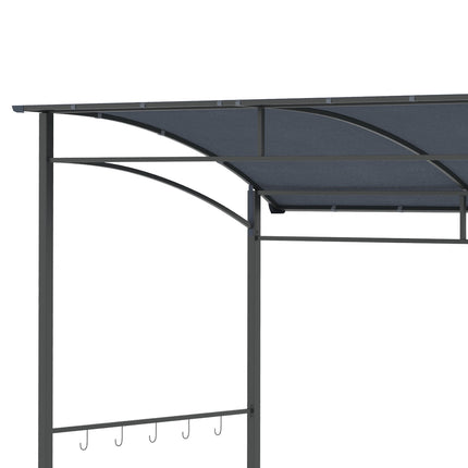 BBQ-Pavillon-Grillüberdachung, wasserdicht, UV-beständig, Grau