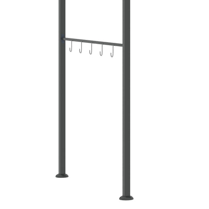 BBQ-Pavillon-Grillüberdachung, wasserdicht, UV-beständig, Grau
