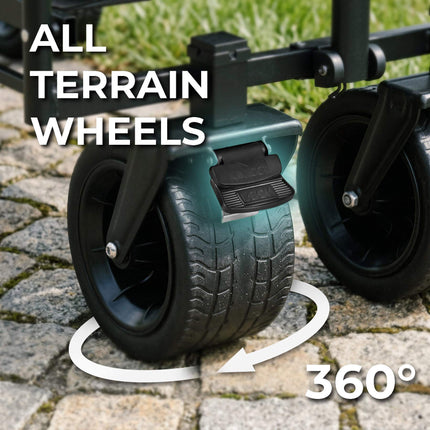 Beach Cart 140L, Foldable Bench Seat – All-Terrain
