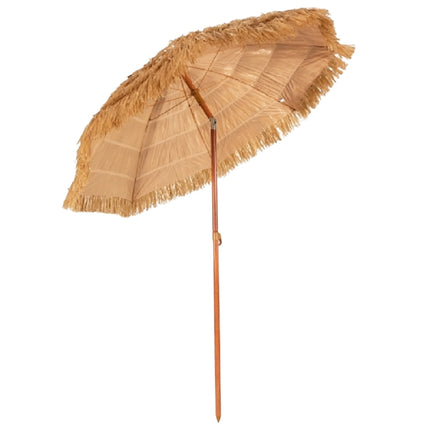 Sonnenschirm 175 cm, neigbar, weiß/beige