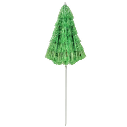 Beach Umbrella 200 Cm, Adjustable Tilt, 8-Rib, Green