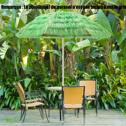 Beach Umbrella 200 Cm, Adjustable Tilt, 8-Rib, Green