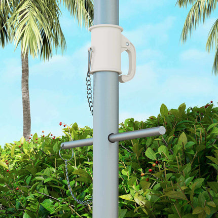 Beach Umbrella, UV 40+ Protection, Adjustable Height