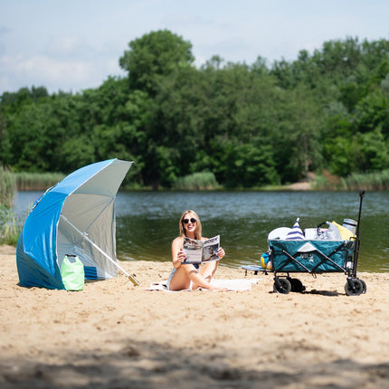 Plážový slunečník XL – 220 cm, UV ochrana