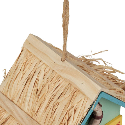 Dekoratives Vogelhaus im Strandhausstil