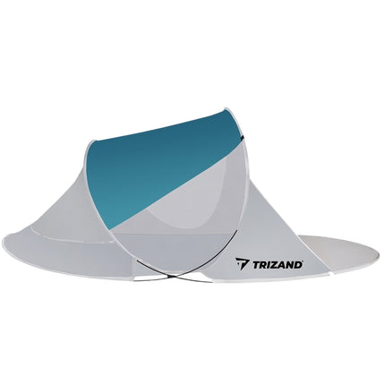 Beach tent 220x120x90cm - turquoise - gray