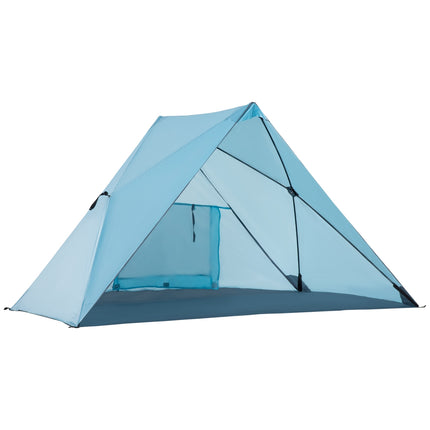 Beach tent with UV50+ protection, mesh window, 2-3 people